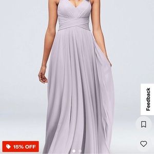 Lavender Davids Bridal Bridemaid Dress
